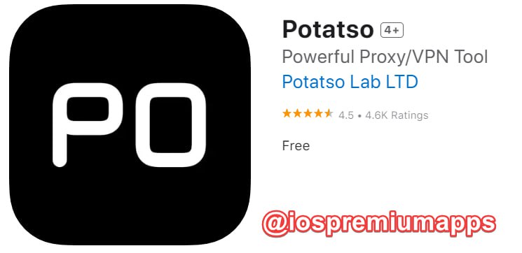 📌 #优质应用☺️ 软件名称：Potatso☺️ 支持平台：iOS📊 软件大小：72.1M💸 软件价格：免费💸 内购价格：免费⚙️ 软件功能：代理📝 软件简介：一款免费的代理工具