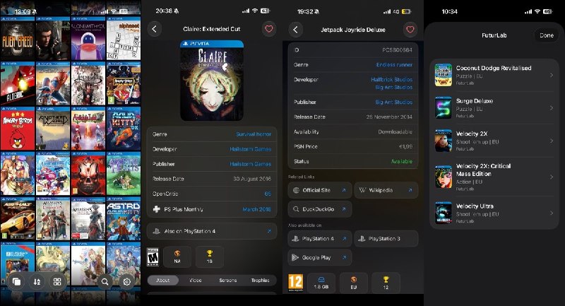 🧭 #应用限免📂 软件名称：Vita Forever🍏 支持平台：#iOS 26.4+📊 软件价格：免费🪟 软件简介：非官方 PS Vita 游戏资料库，可查询游戏简介、奖杯与发行信息，按条件排序、筛选并收藏感兴趣的作品