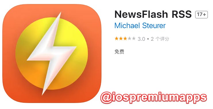 📌 #应用限免☺️ 软件名称：NewsFlash RSS☺️ 支持平台：iOS📊 软件大小：4.1M💸 软件价格：￥6→0💸 内购价格：免费⚙️ 软件功能：RSS 新闻阅读器📝 软件简介：轻量级 RSS 新闻阅读器，支持保存文章，稍后阅读，可以使用标签对文章进行分类